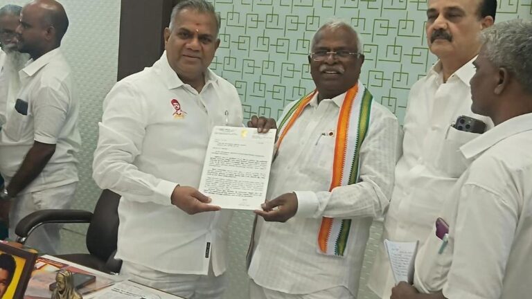 Tirunelveli MP seeks funds for desilting Radhapuram channel, irrigation tanks