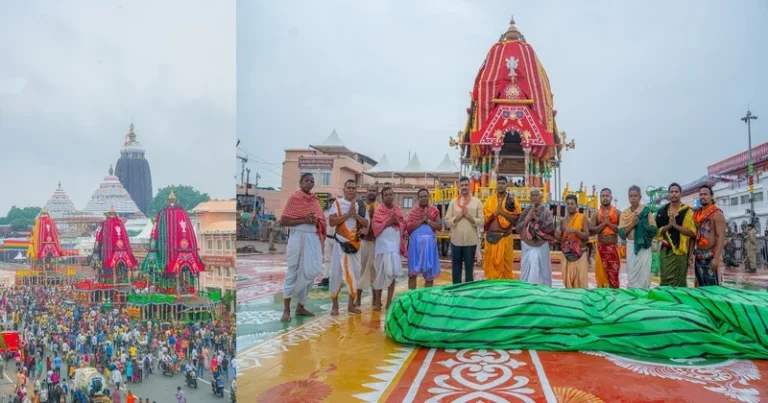 Three Grand chariots ready at Singhadwara as Puri immerses in devotion ahead of Rath Yatra 2026